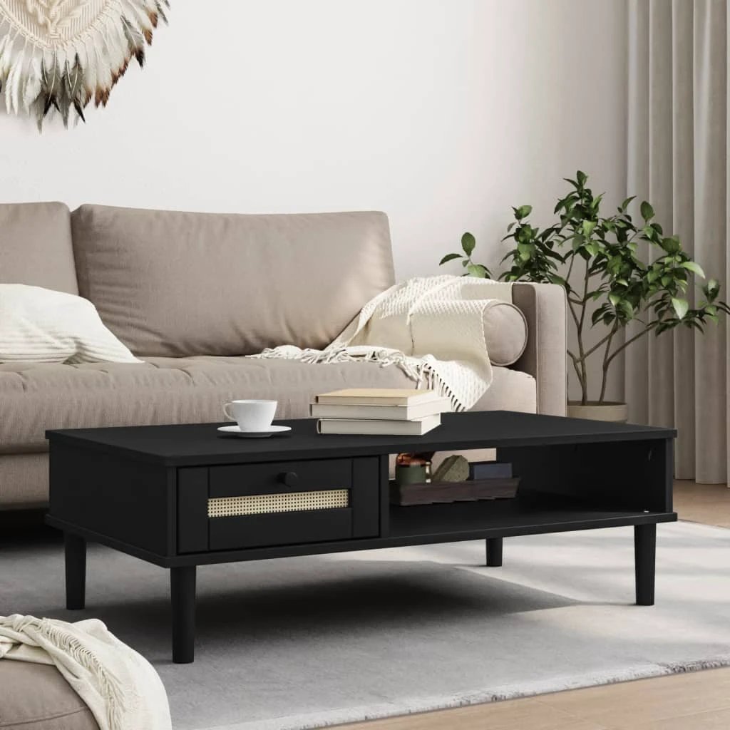 VidaXL Coffee Table 100x55x33 cm Rattan Look Living Room by vidaXL