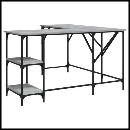 vidaXL vidaXL Office Desk 139x139x75 cm Engineered Wood with Moisture Resistance for Functional Home Workspaces - Desk