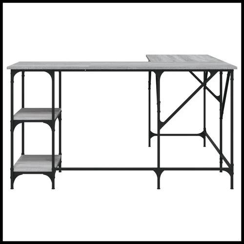 vidaXL vidaXL Office Desk 139x139x75 cm Engineered Wood with Moisture Resistance for Functional Home Workspaces - Desk