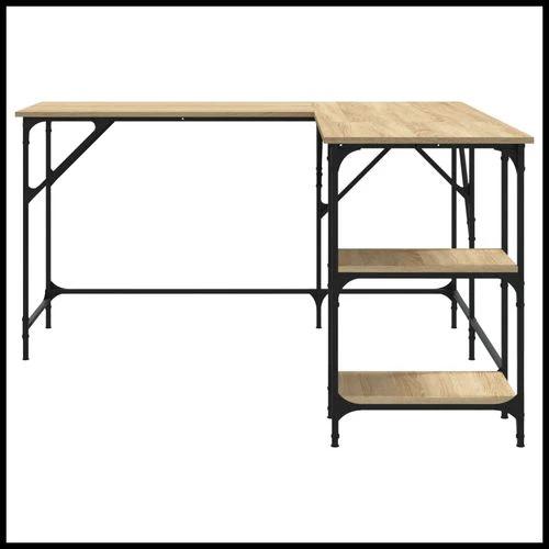 vidaXL vidaXL Office Desk 139x139x75 cm Engineered Wood with Moisture Resistance for Functional Home Workspaces - Desk