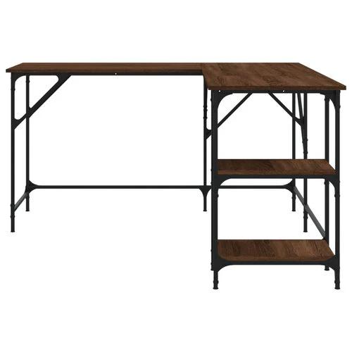 vidaXL Office Desk 139x139x75 cm Engineered Wood with Moisture Resistance for Functional Home Workspaces by vidaXL