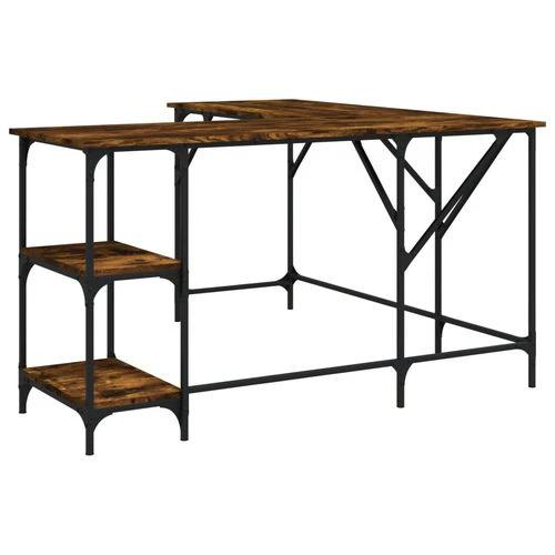 vidaXL Office Desk 139x139x75 cm Engineered Wood with Moisture Resistance for Functional Home Workspaces by vidaXL