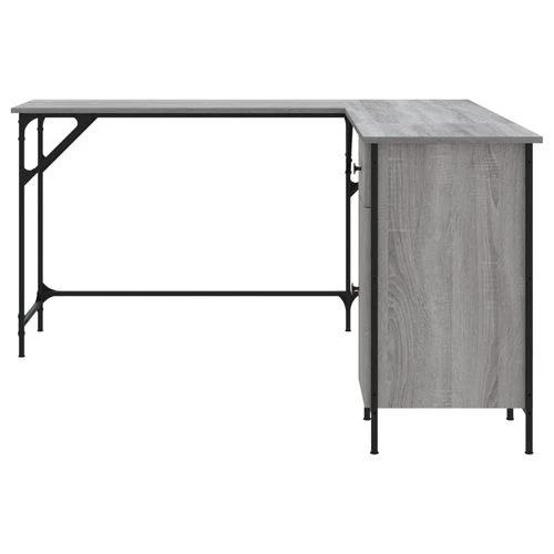 vidaXL vidaXL Black Desk 141x141x75 cm Durable Engineered Wood for Home Office Use - Desk