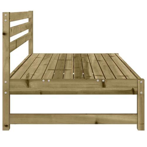 vidaXL Garden Middle Sofa 120x80 cm Solid Wood Pine with Slatted Design for Outdoor Relaxation by vidaXL