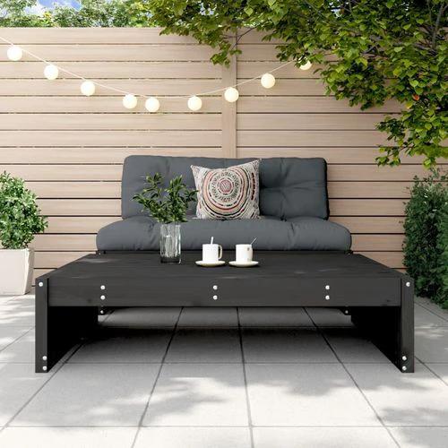 vidaXL Garden Middle Sofa 120x80 cm Solid Pine Wood with Slatted Design for Outdoor Relaxation by vidaXL
