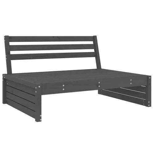 vidaXL Garden Middle Sofa 120x80 cm Solid Pine Wood with Slatted Design for Outdoor Relaxation by vidaXL