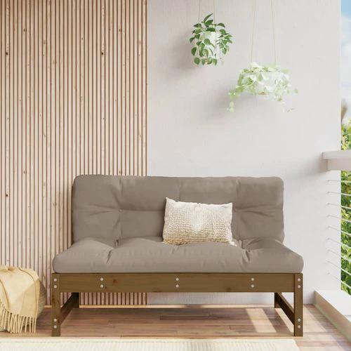 vidaXL Garden Middle Sofa 120x80 cm Solid Wood Pine with Slatted Design for Outdoor Relaxation by vidaXL