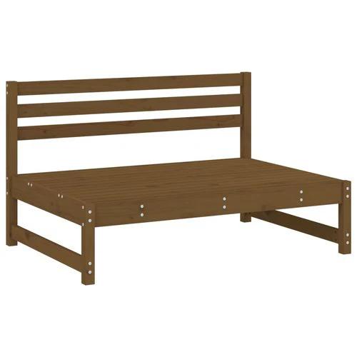 vidaXL Garden Middle Sofa 120x80 cm Solid Wood Pine with Slatted Design for Outdoor Relaxation by vidaXL