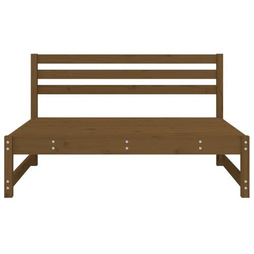 vidaXL Garden Middle Sofa 120x80 cm Solid Wood Pine with Slatted Design for Outdoor Relaxation by vidaXL