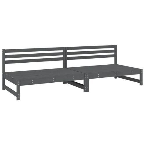vidaXL vidaXL Garden Middle Sofa 120x80 cm Solid Wood Pine with Slatted Design for Outdoor Relaxation - Garden Sofa Sets