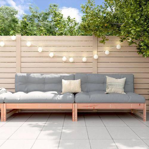 vidaXL Garden Middle Sofa 120x80 cm Solid Wood Pine with Slatted Design for Outdoor Relaxation by vidaXL