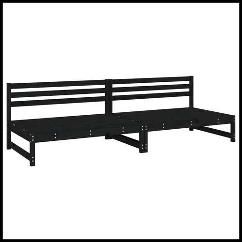 vidaXL vidaXL Garden Middle Sofa 120x80 cm Solid Wood Pine with Slatted Design for Outdoor Relaxation - Garden Sofa Sets