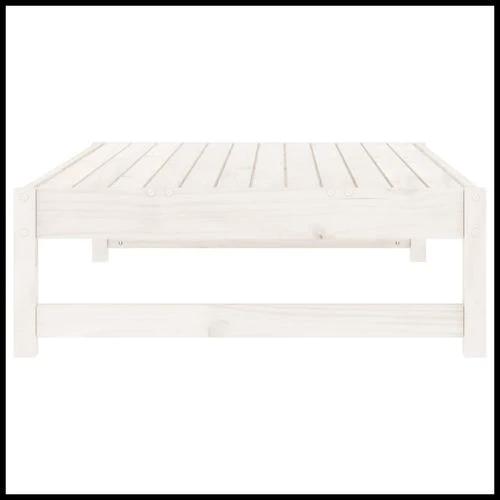vidaXL Garden Middle Sofa 120x80 cm Solid Wood Pine with Slatted Design for Outdoor Relaxation by vidaXL