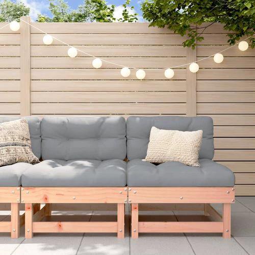 vidaXL Garden Corner Sofa with Cushions in Solid Pine Wood for Stylish Outdoor Relaxation by vidaXL