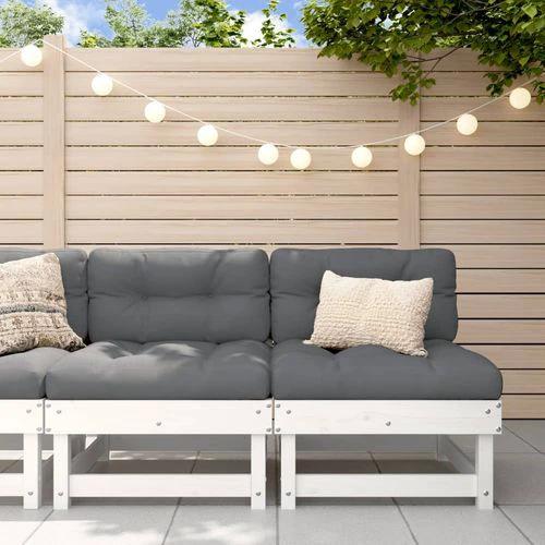 vidaXL Garden Corner Sofa with Cushions in Solid Pine Wood for Stylish Outdoor Relaxation by vidaXL