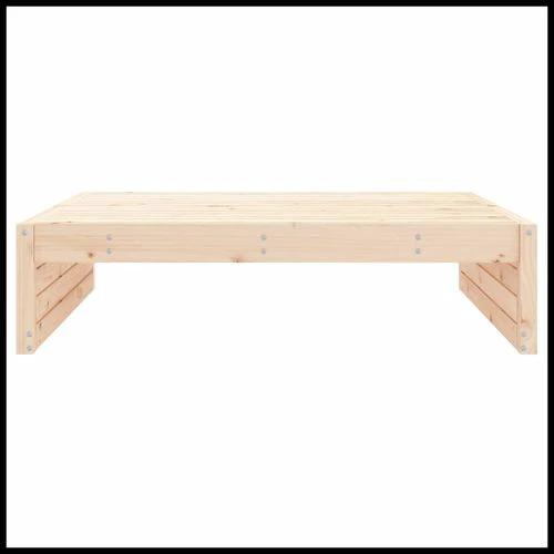 vidaXL vidaXL Garden Middle Sofa 120x80 cm Solid Pine Wood with Slatted Design for Outdoor Relaxation - Garden Sofa Sets