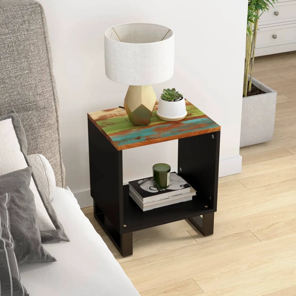 VidaXL Coffee Table 40x31x46 cm Solid Mango Wood for Home by vidaXL