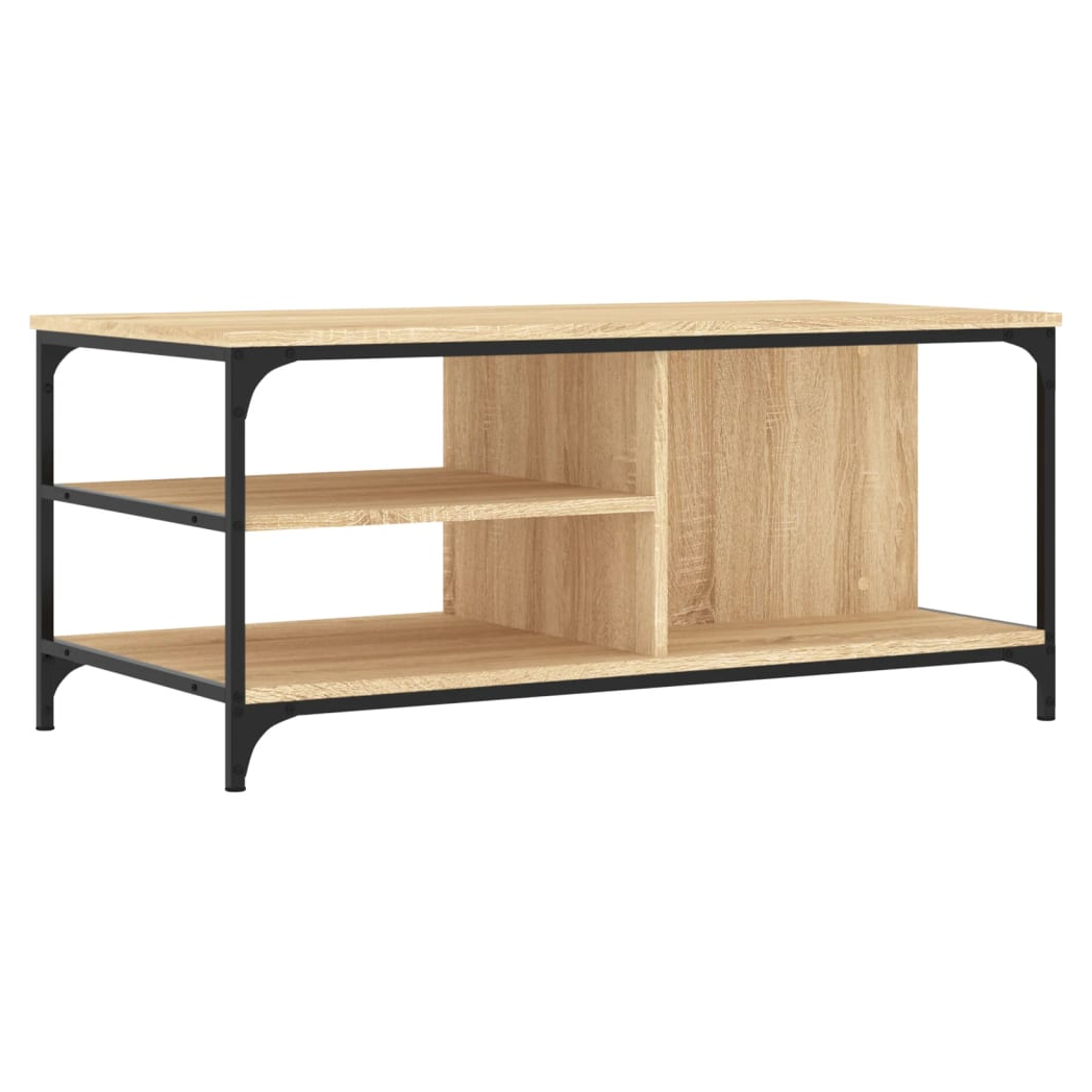 vidaXL VidaXL Coffee Table 100x50x45 cm Black Finish Living Room - Coffee Table