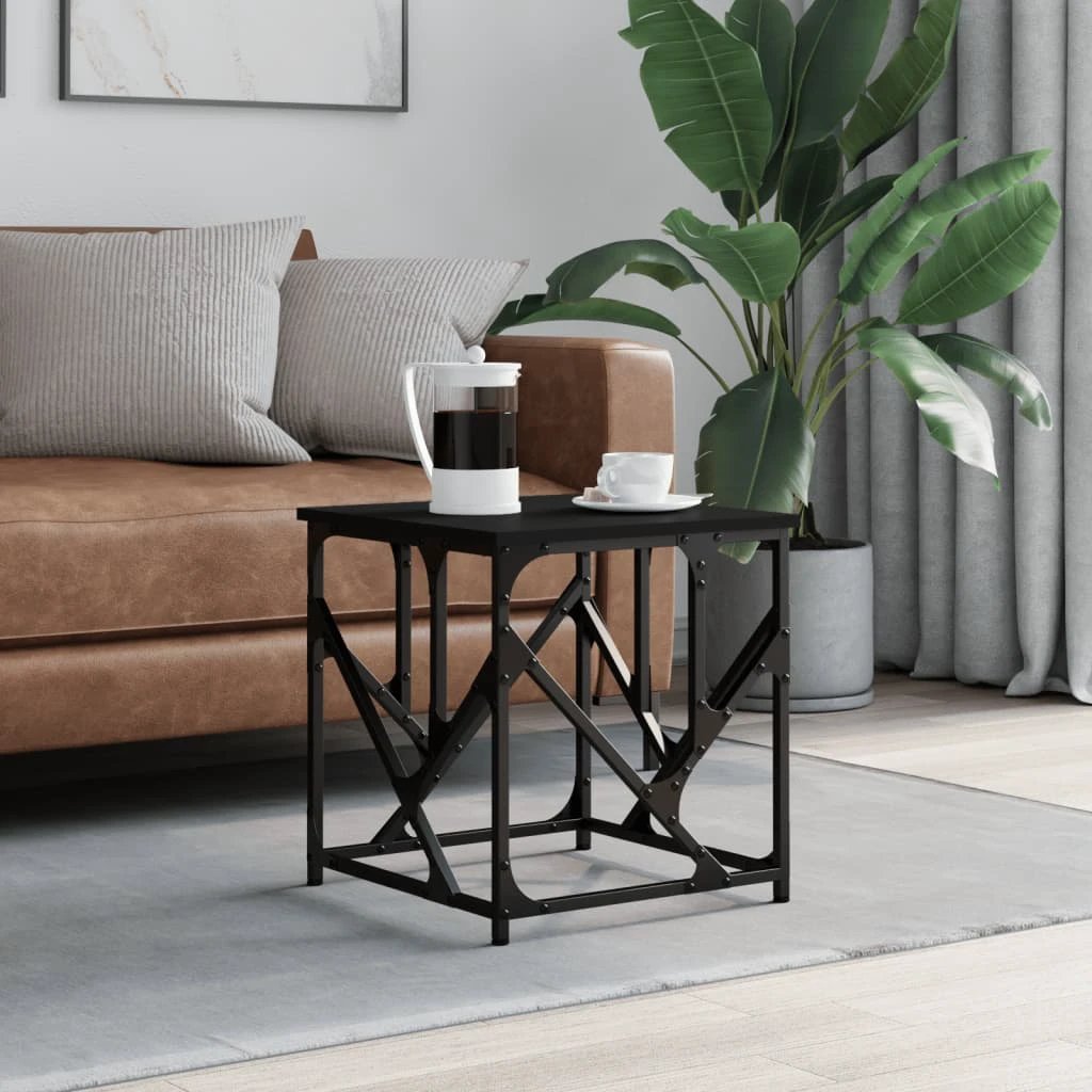 vidaXL VidaXL Coffee Table 45x45x47.5 cm Engineered Wood Moisture Resistant Living Room Decor - Coffee Table