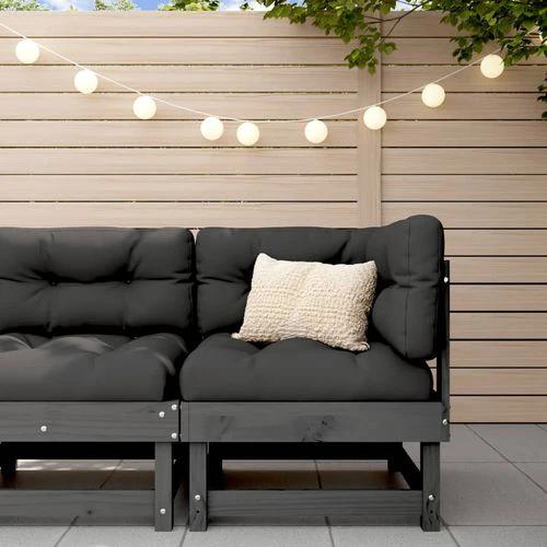 vidaXL Garden Corner Sofa with Cushions in Solid Pine Wood for Stylish Outdoor Relaxation by vidaXL
