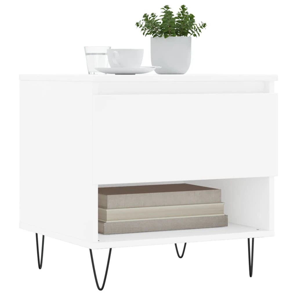 VidaXL Coffee Table 50x46x50 cm Engineered Wood Moisture Resistant Finish Living Room by vidaXL