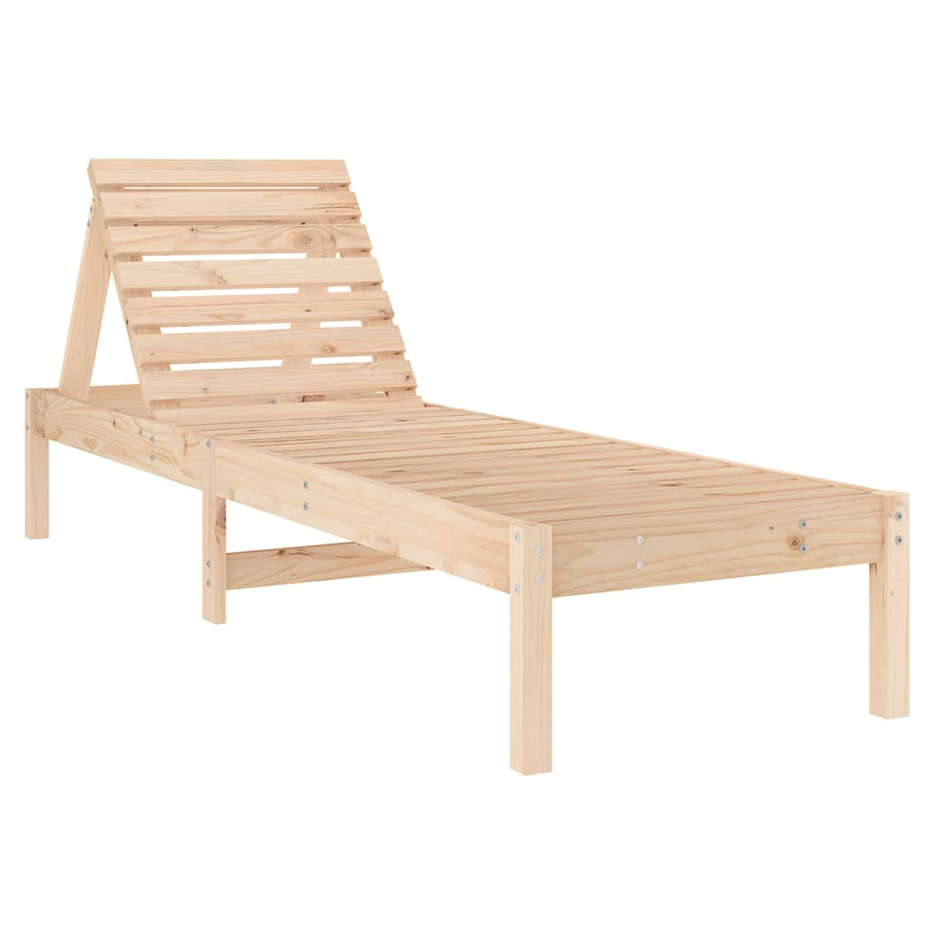 vidaXL VidaXL Sun Lounger 199.5x60x74cm Adjustable Patio - Sun Lounger