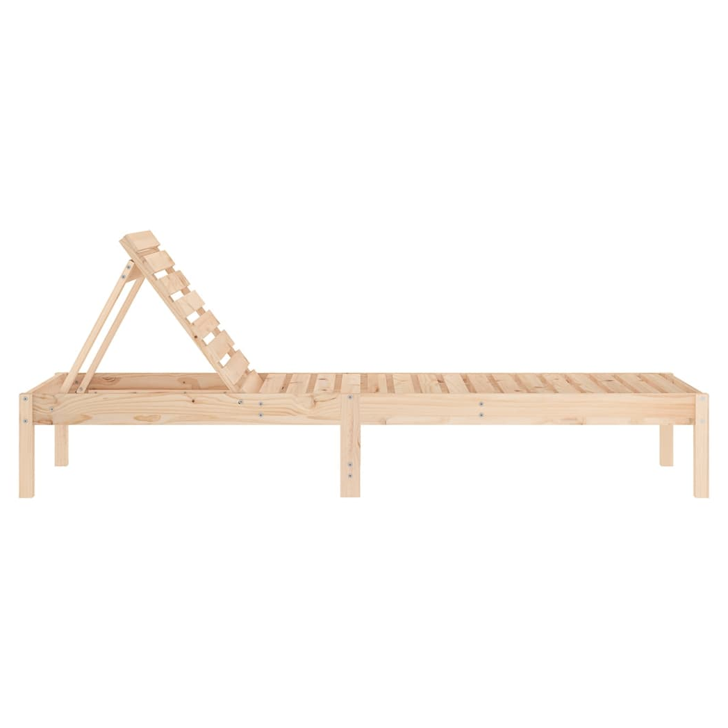 vidaXL VidaXL Sun Lounger 199.5x60x74cm Adjustable Patio - Sun Lounger