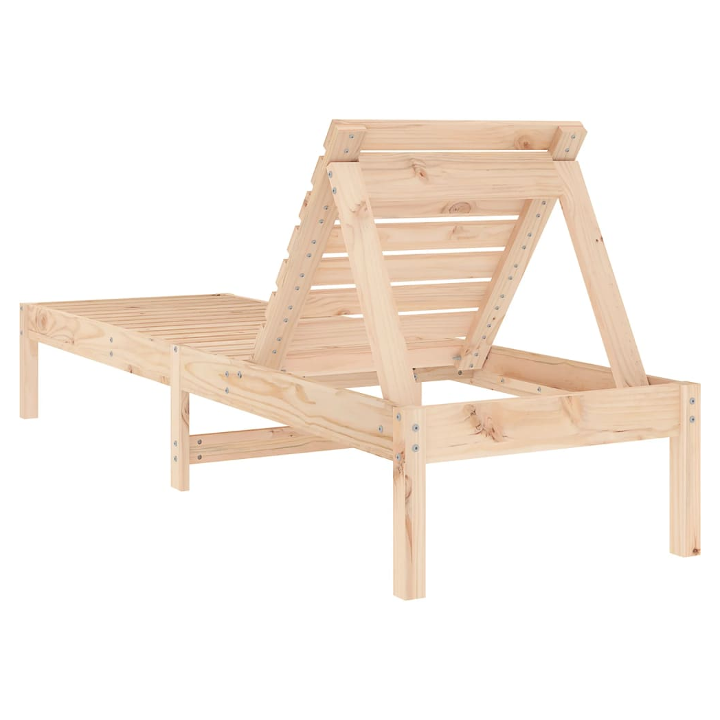 vidaXL VidaXL Sun Lounger 199.5x60x74cm Adjustable Patio - Sun Lounger