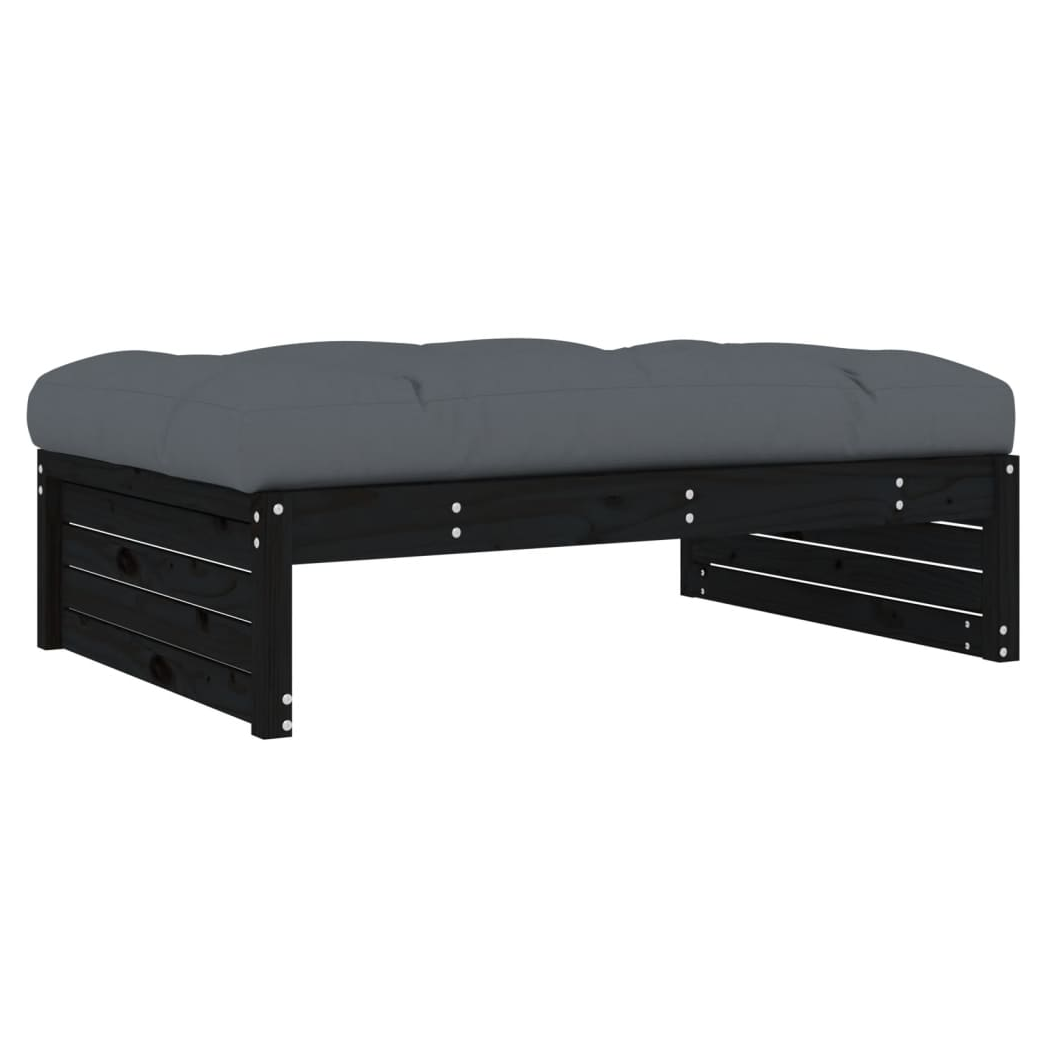 vidaXL VidaXL Middle Sofa 120x80 cm Solid Pine Cushioned Outdoor - Sofa