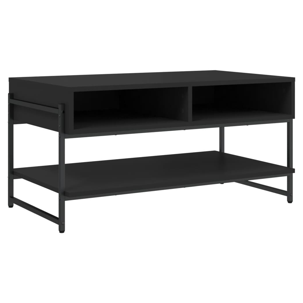 vidaXL vidaXL Coffee Table 90x50x45 cm Engineered Wood Metal Frame Living Room Decor Accent - Coffee Table