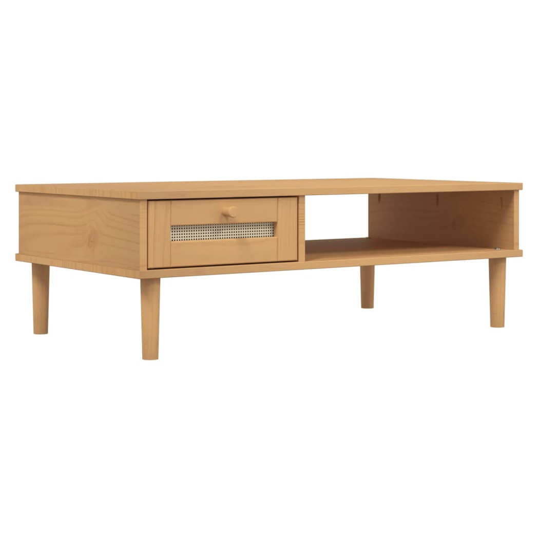 VidaXL Coffee Table 100x55x33 cm Rattan Look Living Room by vidaXL