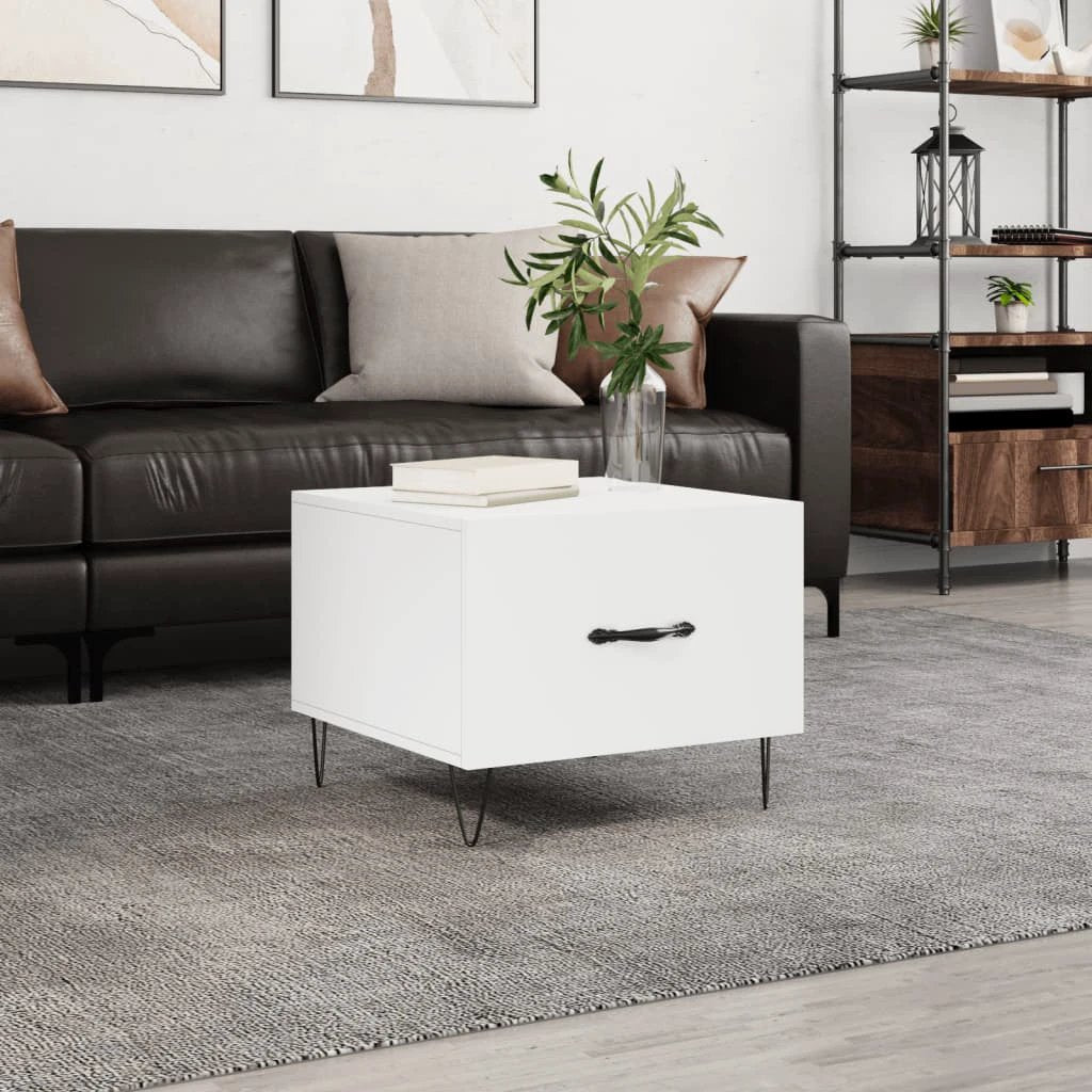VidaXL Coffee Table 50x50x40cm Engineered Wood Living Room by vidaXL