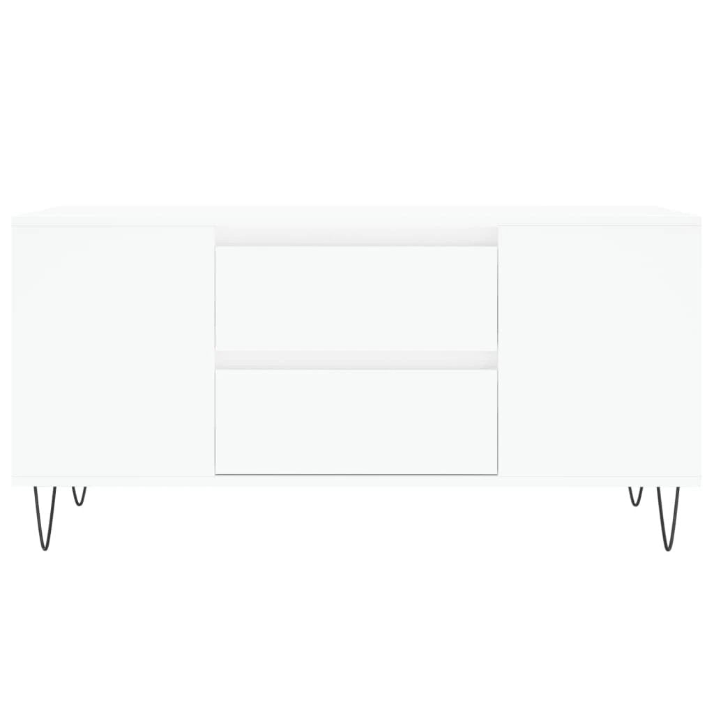 VidaXL Coffee Table 102x44.5x50 Engineered Wood Living Room by vidaXL