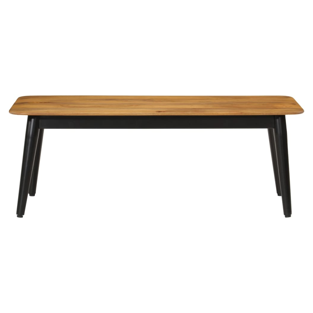 VidaXL Coffee Table 110x50x40 cm Solid Mango Wood and Iron by vidaXL