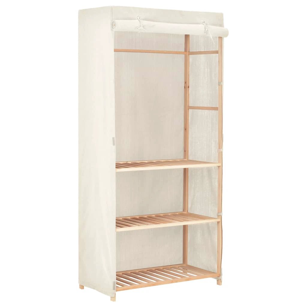 vidaXL 3-Tier Clothes Wardrobe 79x40x170 cm by vidaXL