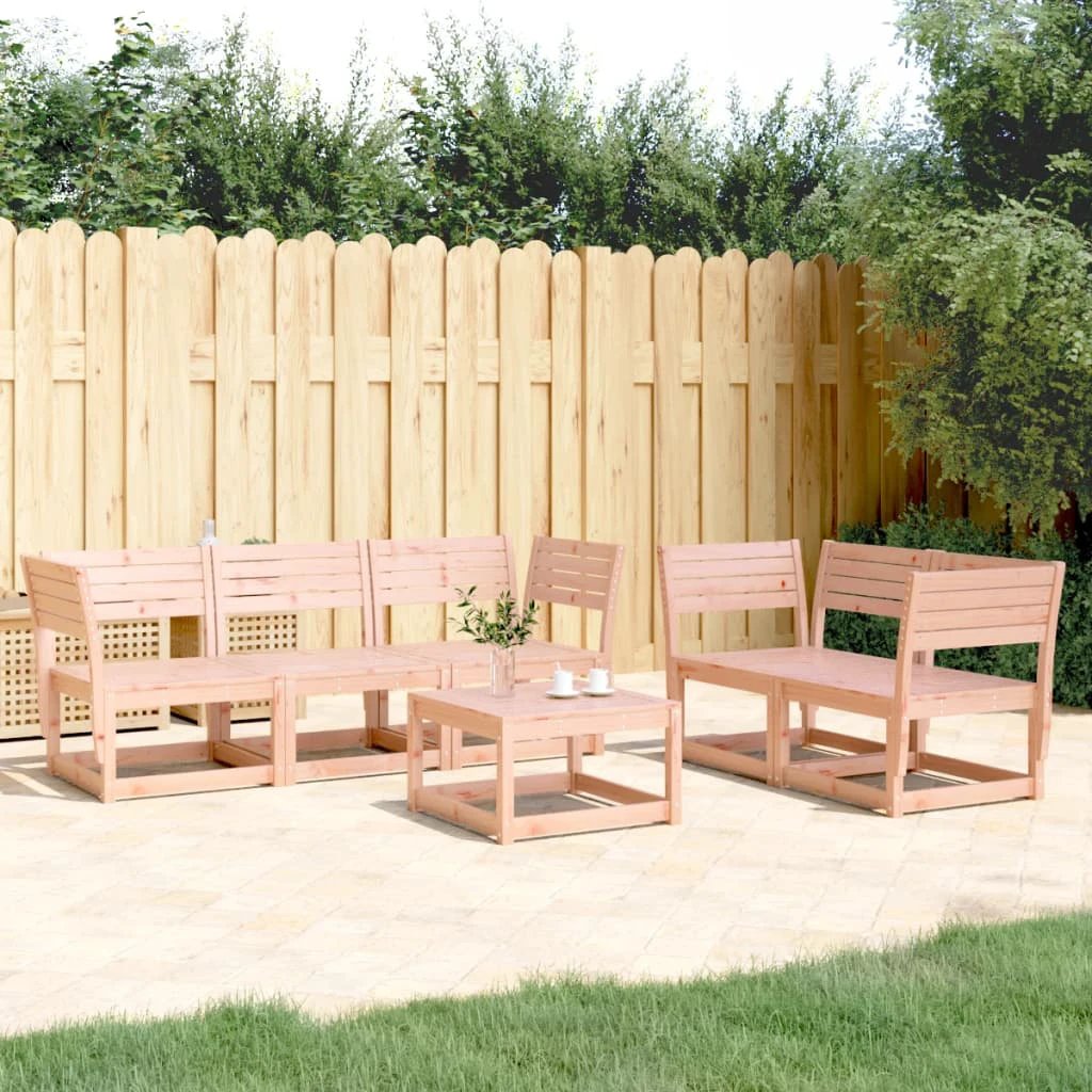 vidaXL vidaXL 5 Piece Garden Sofa Set Solid Wood Pine - Garden Sofa Sets