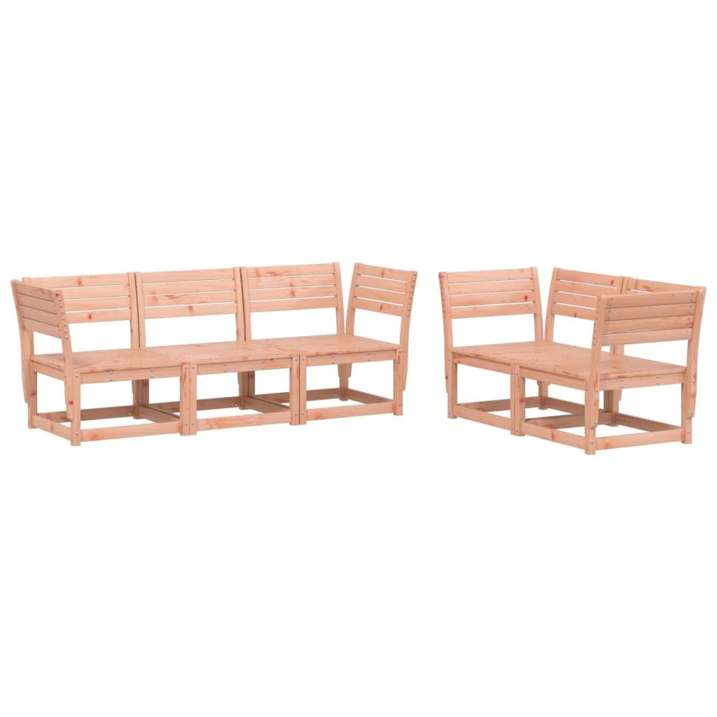 vidaXL vidaXL 5 Piece Garden Sofa Set Solid Wood Pine - Garden Sofa Sets