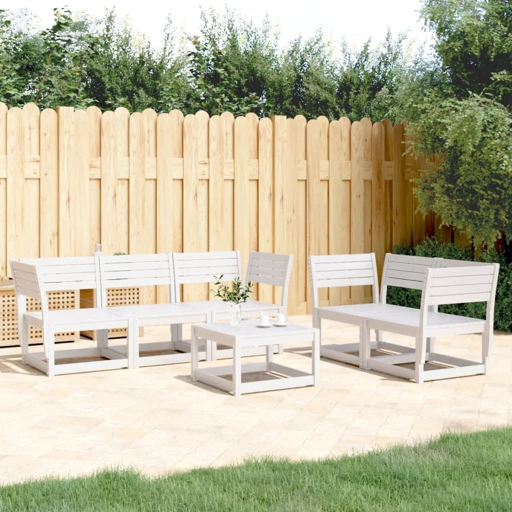 vidaXL vidaXL 5 Piece Garden Sofa Set Solid Wood Pine - Garden Sofa Sets