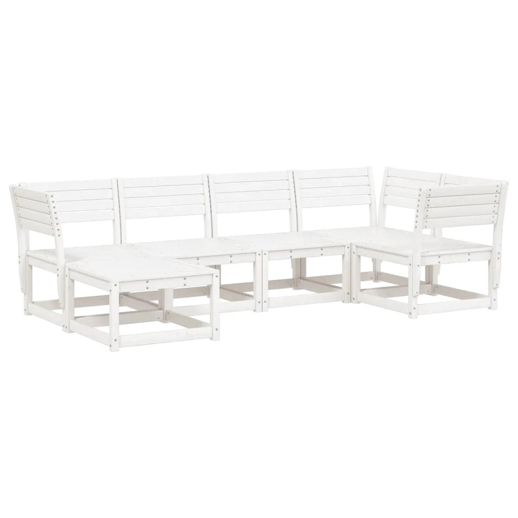 vidaXL 6 Piece Garden Sofa Set Solid Wood Pine by vidaXL