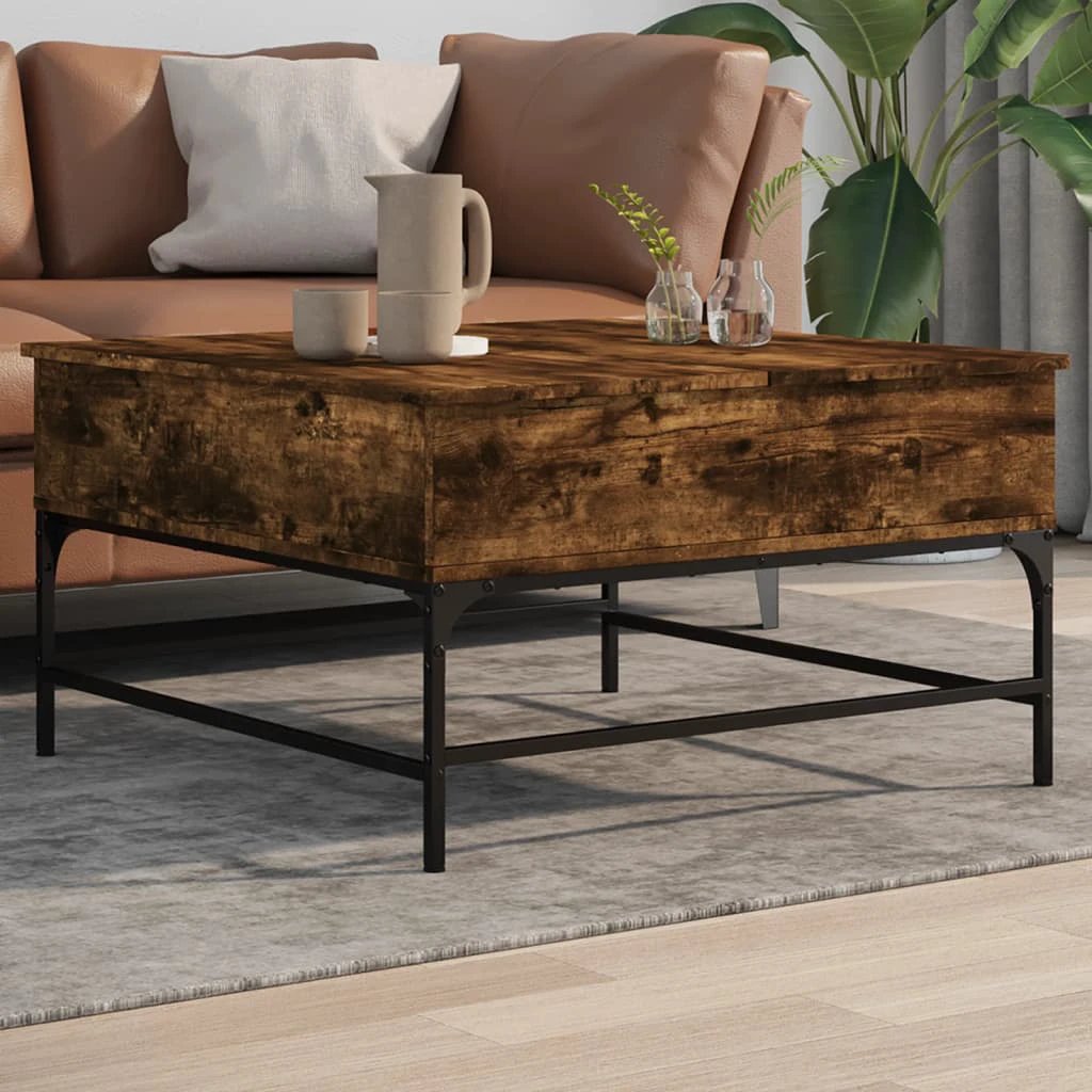 vidaXL VidaXL Coffee Table 100x50x45 cm Engineered Wood and Metal - Coffee Table