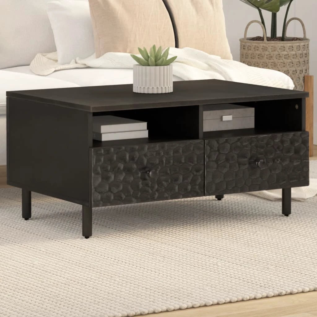 vidaXL VidaXL Coffee Table 80x54x40 cm Mango Wood Living Room - Coffee Table