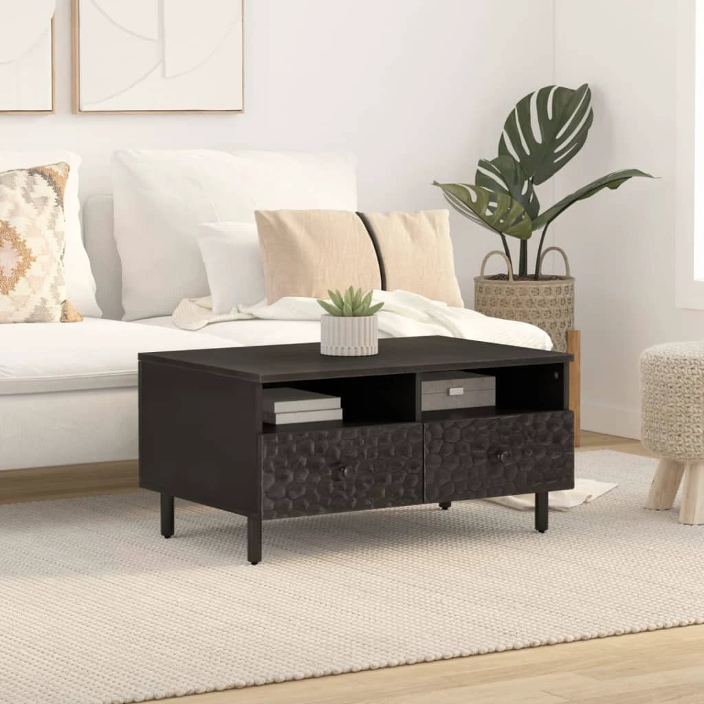 vidaXL VidaXL Coffee Table 80x54x40 cm Mango Wood Living Room - Coffee Table