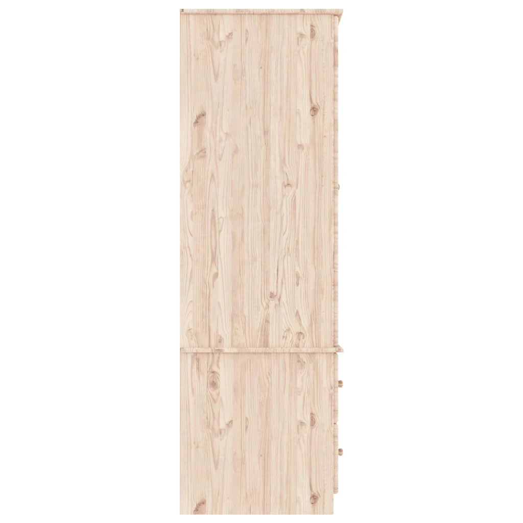 vidaXL vidaXL Wardrobe ALTA 90x55x170 cm Solid Wood Pine - Wardrobe