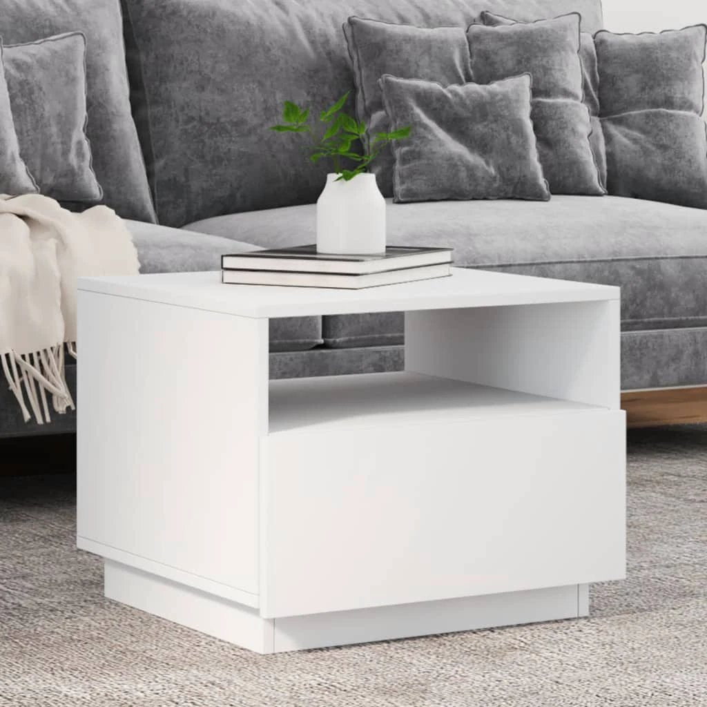 vidaXL VidaXL Coffee Table 50x49x40 cm LED Lights Living Room - Coffee Table