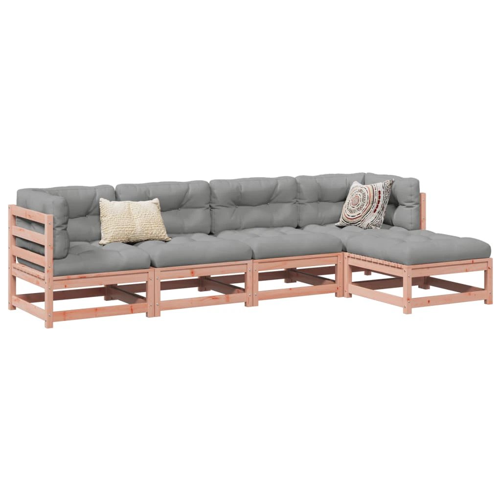 vidaXL 5 Piece Garden Sofa Set Solid Wood Pine by vidaXL
