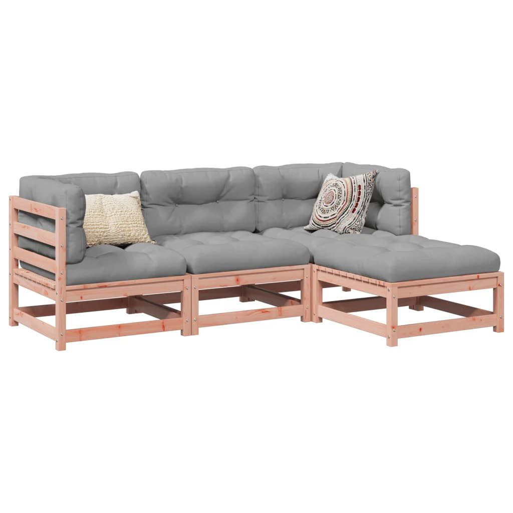 vidaXL 4 Piece Garden Sofa Set Solid Wood Pine by vidaXL