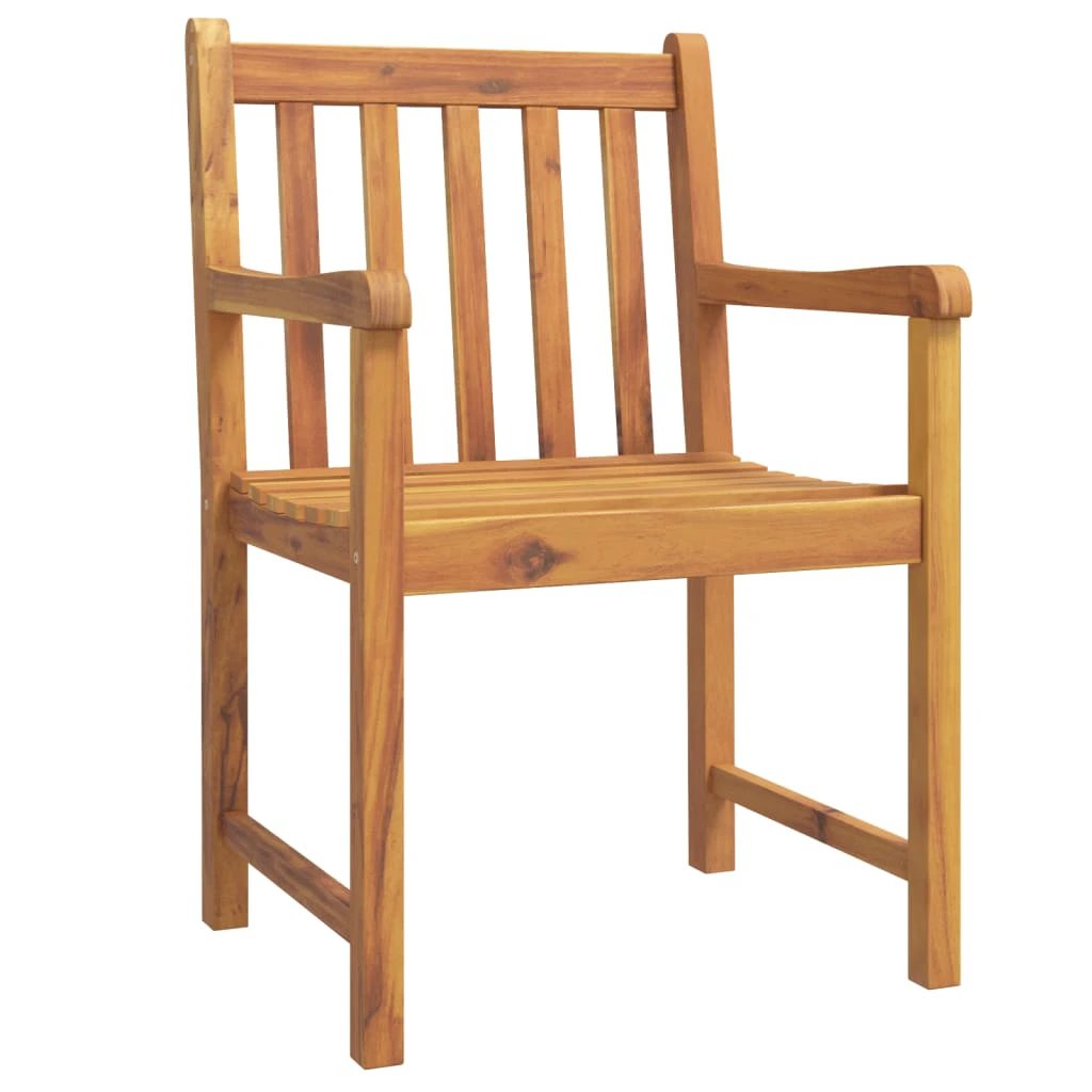 VidaXL Garden Dining Set 3 Piece Solid Acacia Wood Outdoor by vidaXL