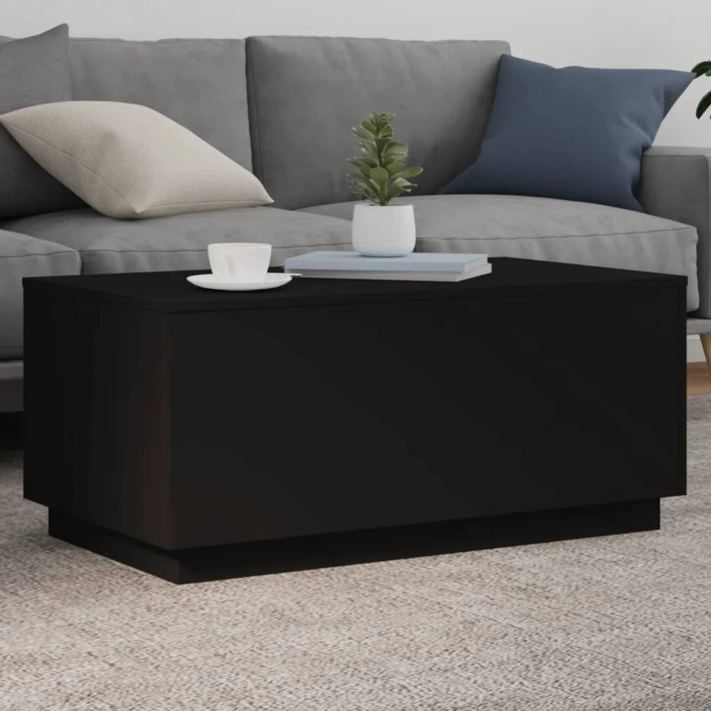vidaXL vidaXL Coffee Table 50x50x40 cm LED Lights Living Room - Coffee Table