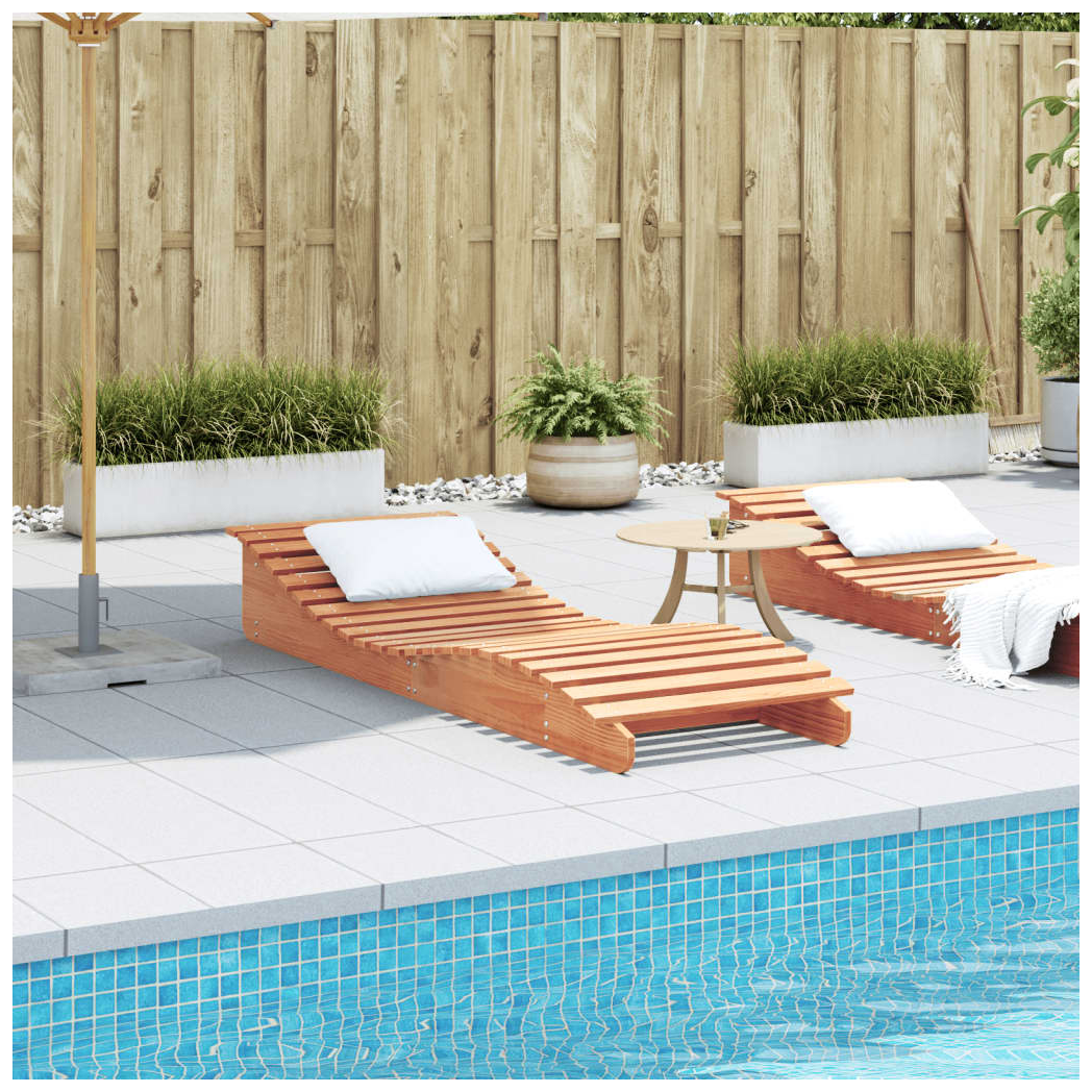vidaXL VidaXL Lounger 205x60x31.5cm Solid Pine Garden - Sun Lounger