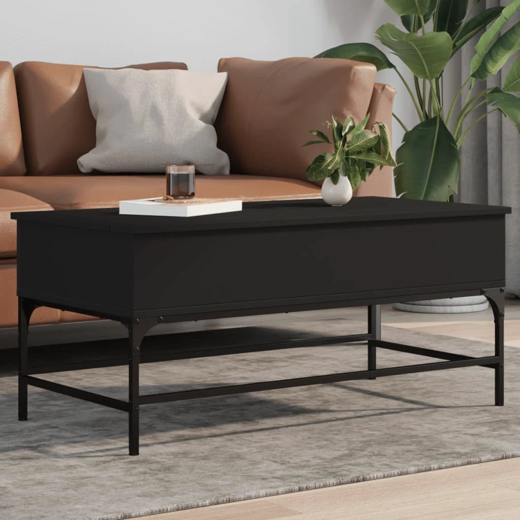 vidaXL VidaXL Coffee Table 100x50x45 cm Engineered Wood and Metal - Coffee Table